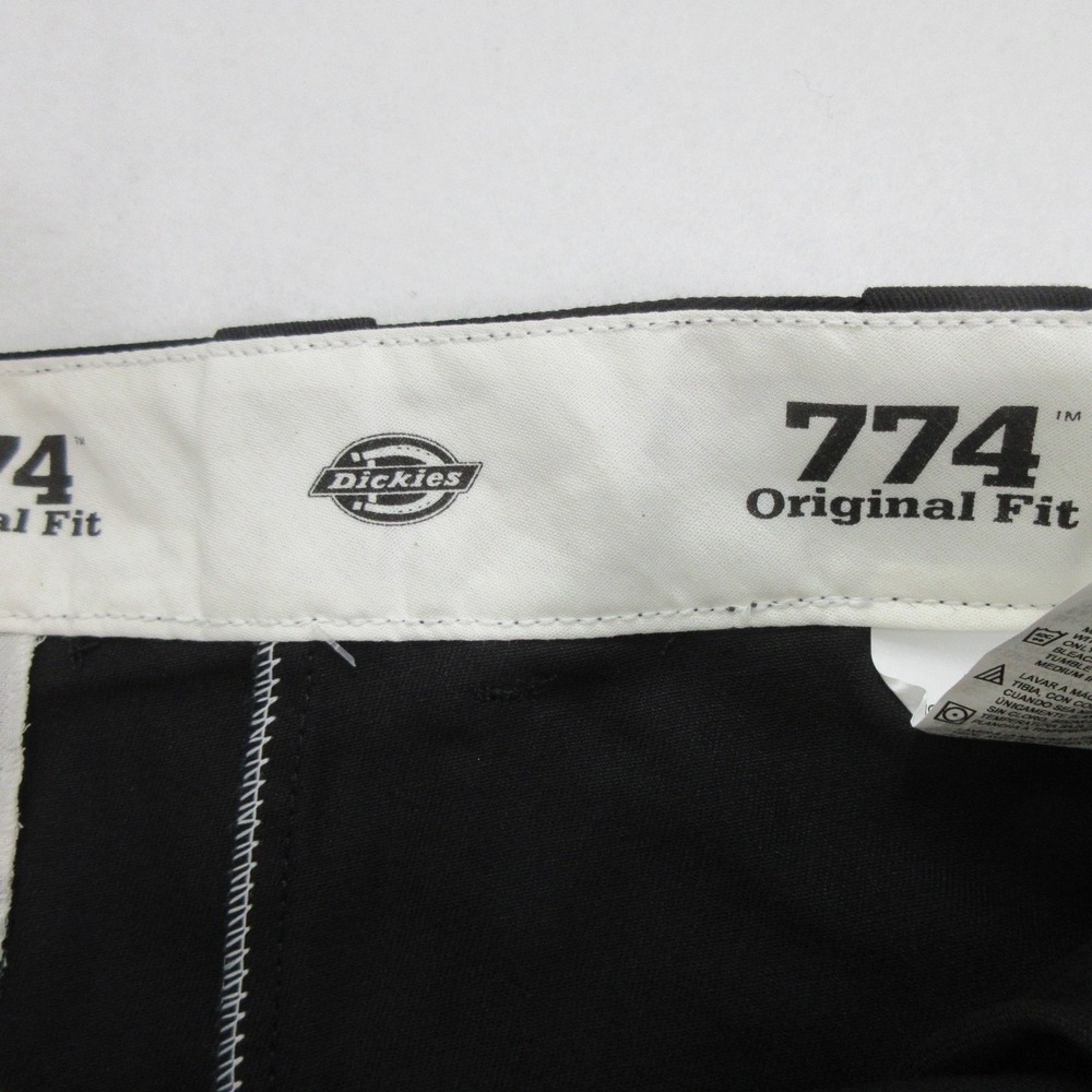 Dickies Women's Pants 10P 774 Work Pants Low Rise Straight Leg Black New - Picture 6 of 9